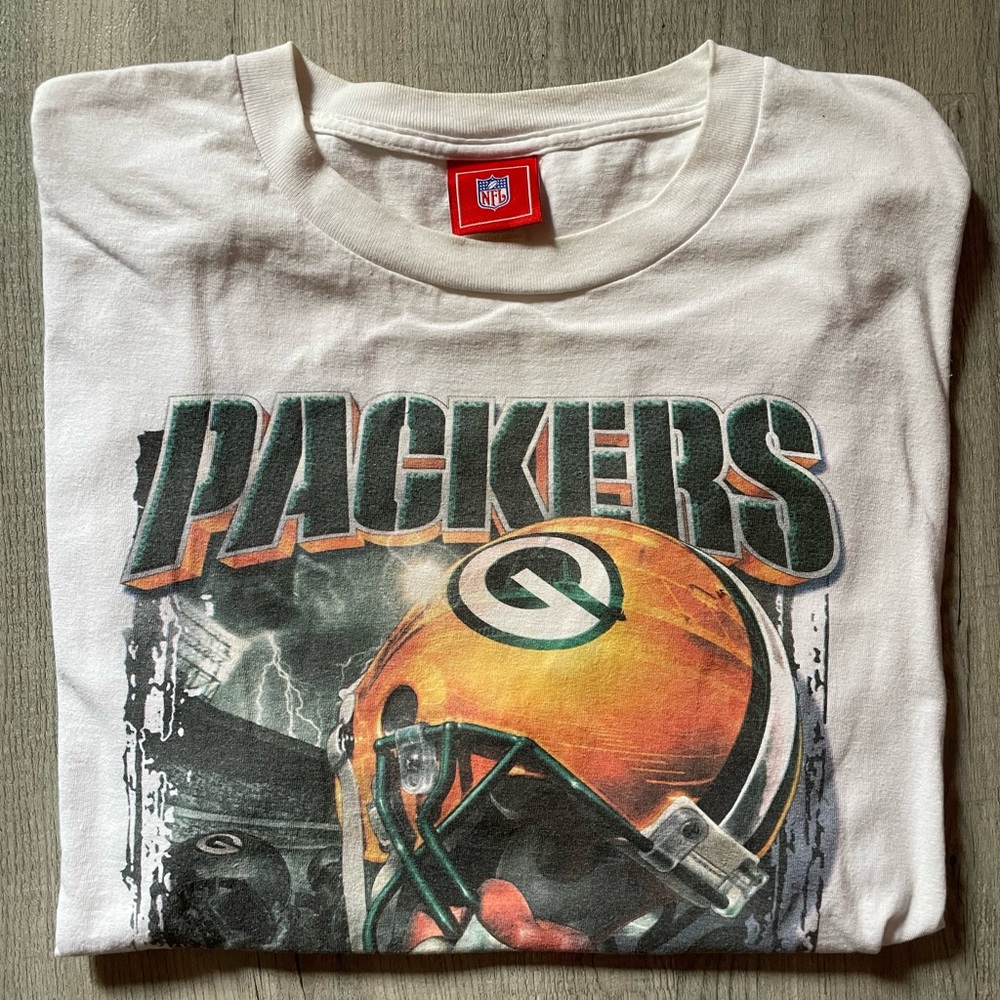 NFL GREEN BAY PACKERS TITLE TOWN T SHIRT SIZE XL